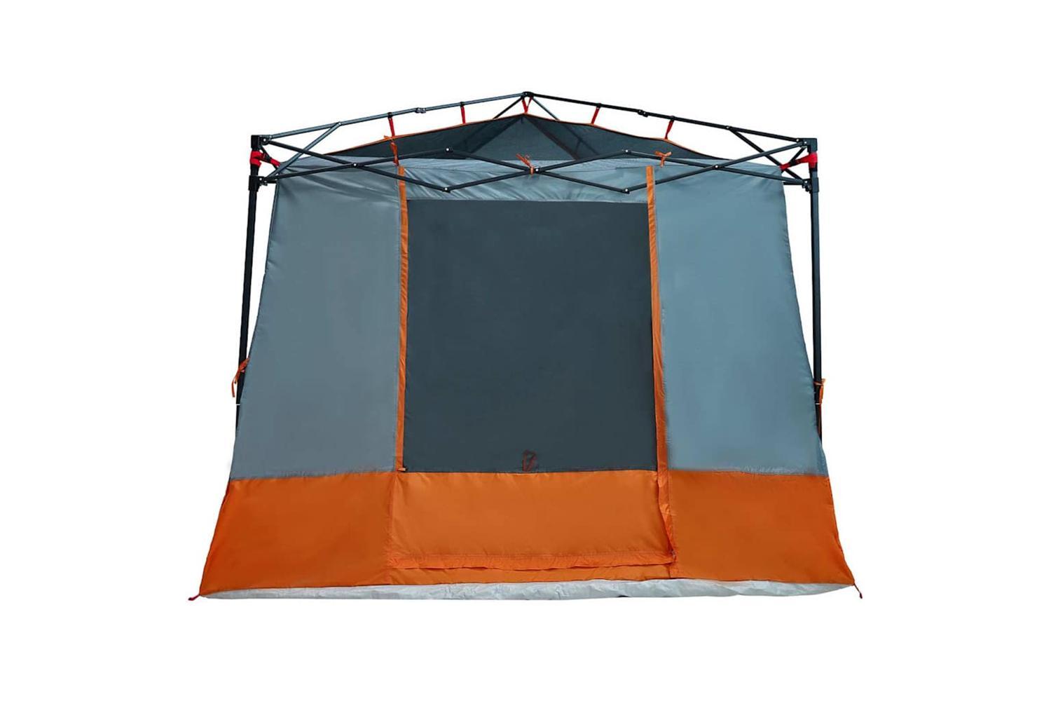 Vidaxl Inner Tent With Roof Grey And Orange 290 X 288 X 234 Cm Taffeta-5