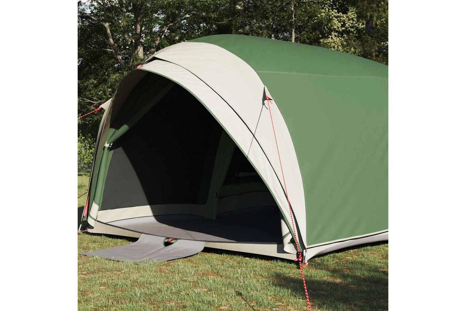 Vidaxl Tunnel Tent With Roof Green 410 X 285 X 198 Cm Taffeta-3