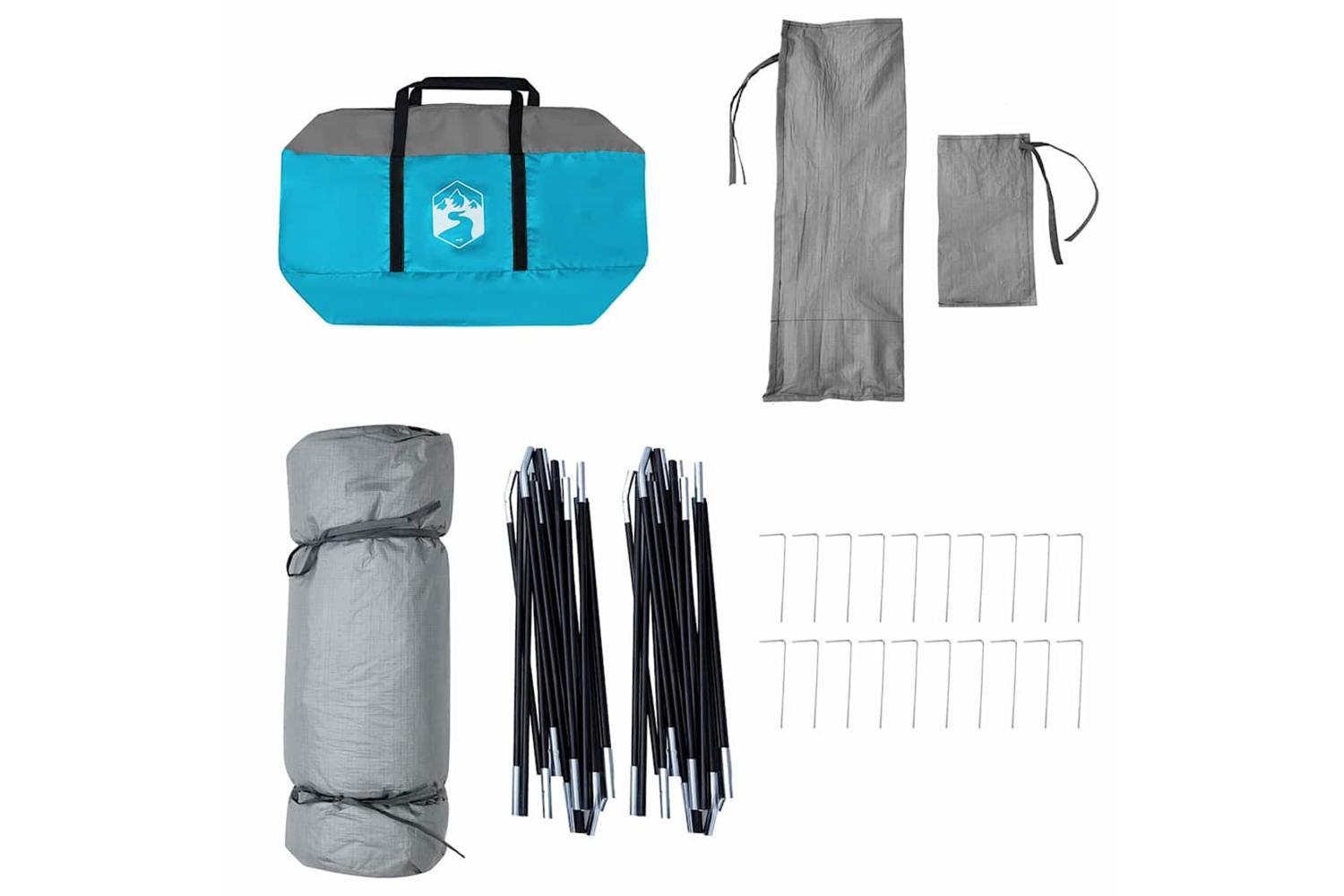 Vidaxl Inner Tent With Roof Blue 520 X 520 X 190 Cm Taffeta-10
