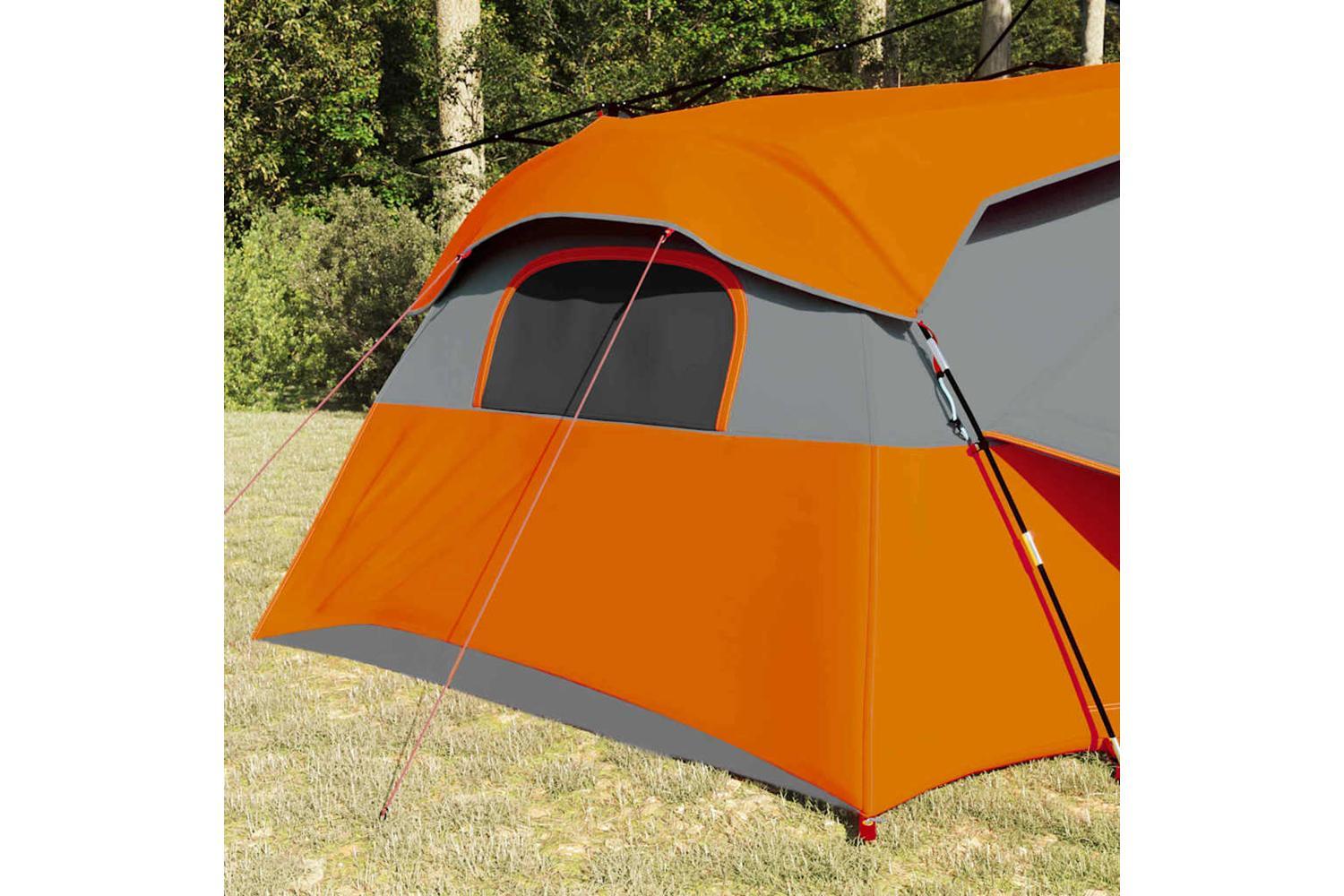 Vidaxl Inner Tent With Roof Grey And Orange 520 X 520 X 190 Cm Taffeta-3