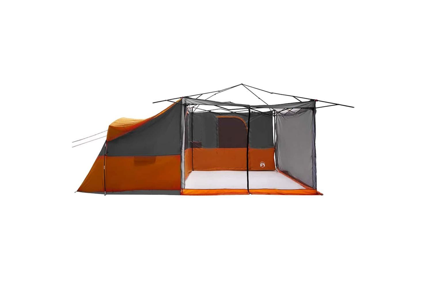 Vidaxl Inner Tent With Roof Grey And Orange 520 X 520 X 190 Cm Taffeta-4