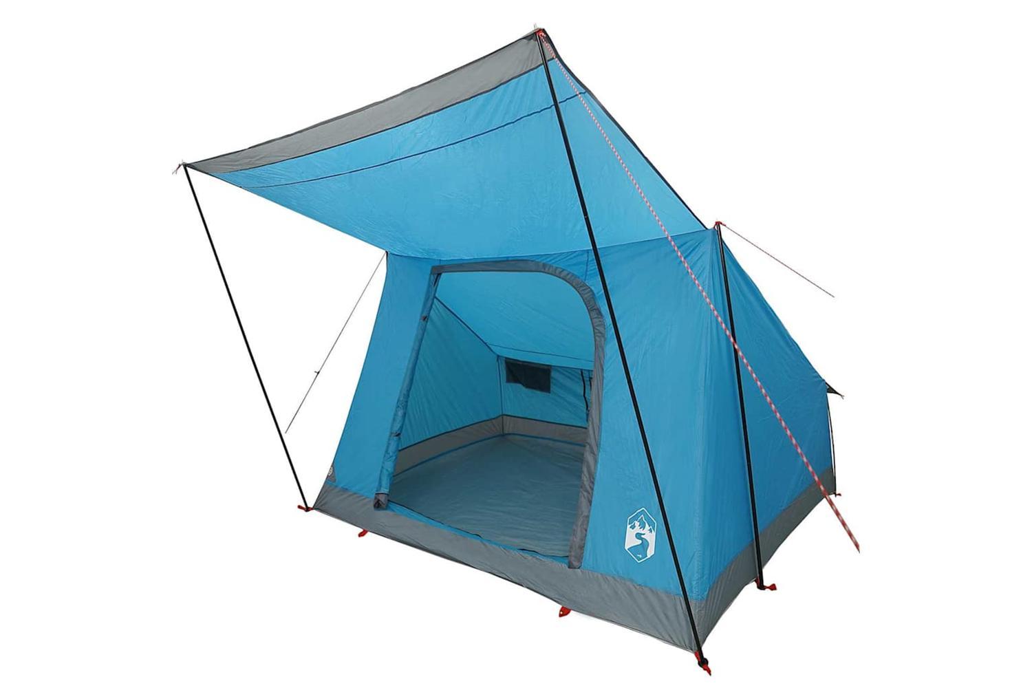 Vidaxl Camping Tent With Roof Blue 223 X 163 X 130 Cm Taffeta-2