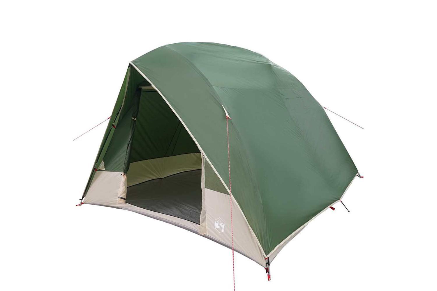 Vidaxl Camping Tent With Roof Green 275 X 230 X 140 Cm Taffeta