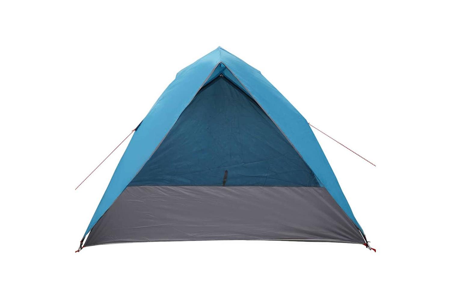 Vidaxl Camping Tent With Roof Blue 275 X 230 X 140 Cm Taffeta-6
