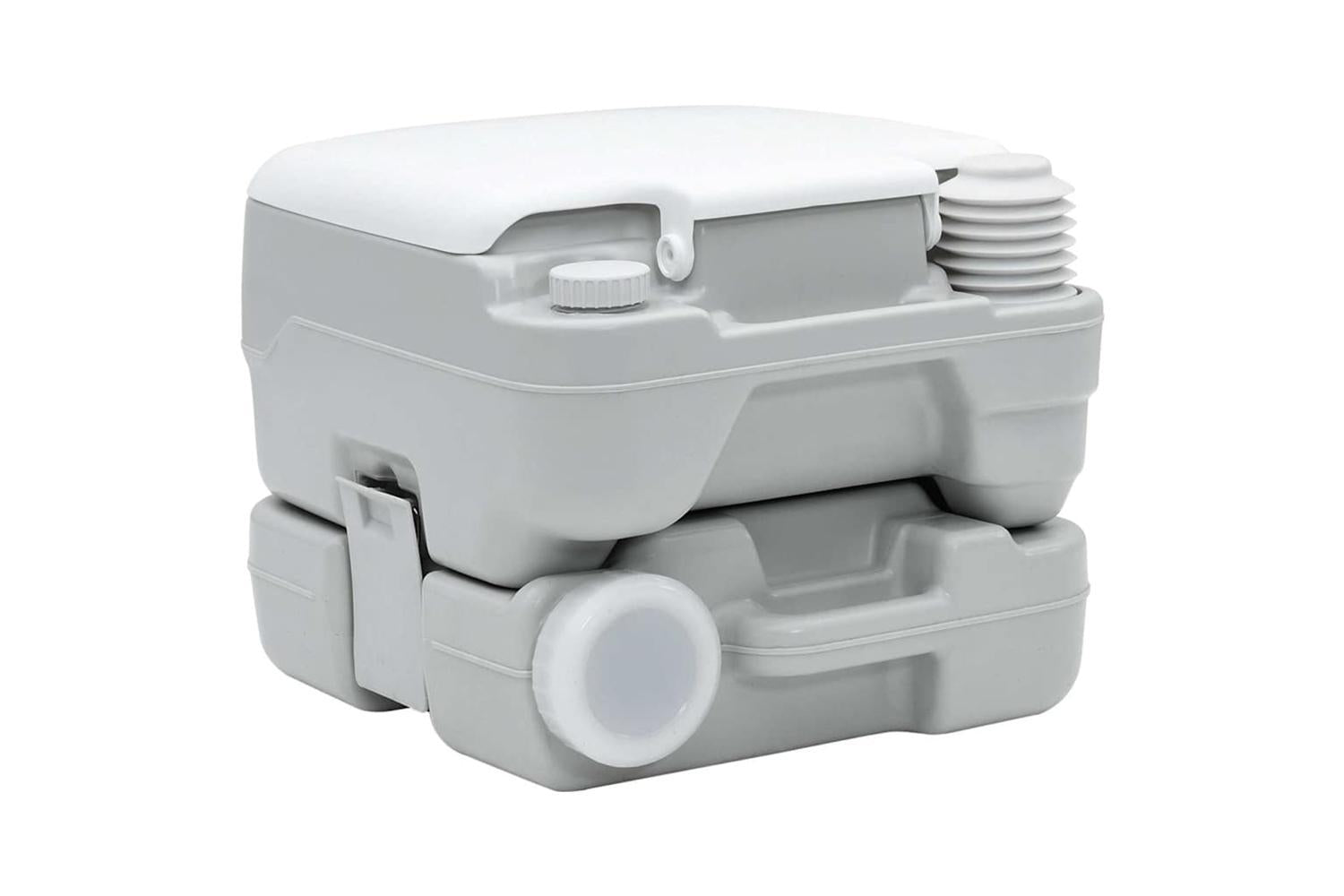 Vidaxl Camping Toilet Grey And White 41.5 X 36.5 X 30 Cm Polyethylene-2