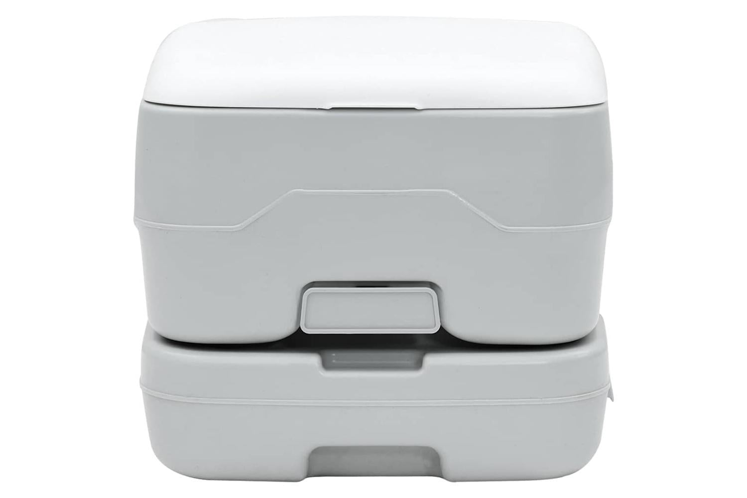Vidaxl Camping Toilet Grey And White 41.5 X 36.5 X 30 Cm Polyethylene-3