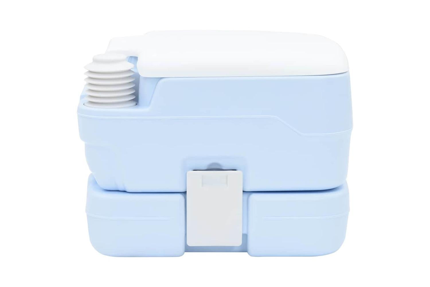 Vidaxl Camping Toilet Manual Light Blue And White 41.5 X 36.5 X 30 Cm-4