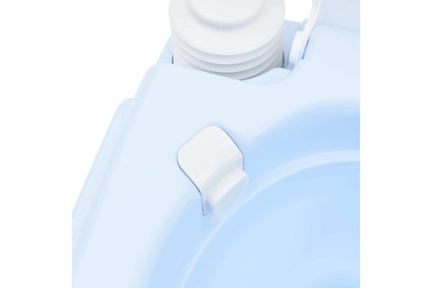 Vidaxl Camping Toilet Manual Light Blue And White 41.5 X 36.5 X 30 Cm-8