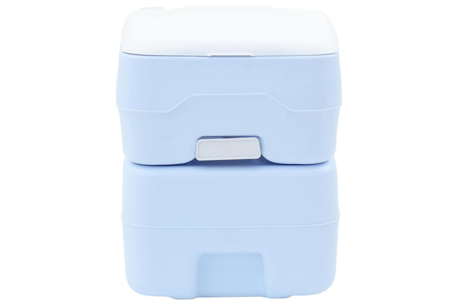 Vidaxl Camping Toilet Manual Light Blue And White 41.5 X 36.5 X 42 Cm-4