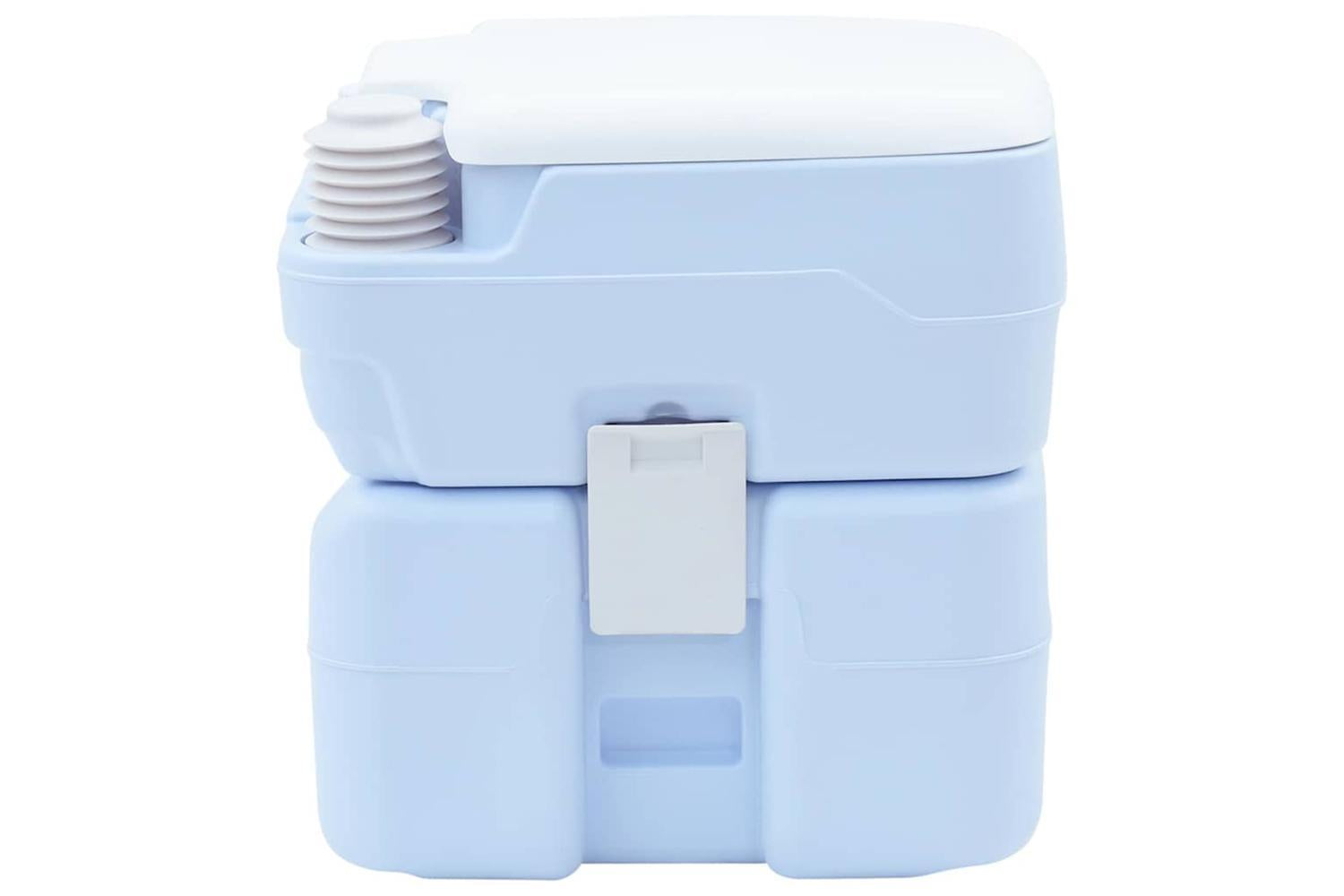 Vidaxl Camping Toilet Manual Light Blue And White 41.5 X 36.5 X 42 Cm-5