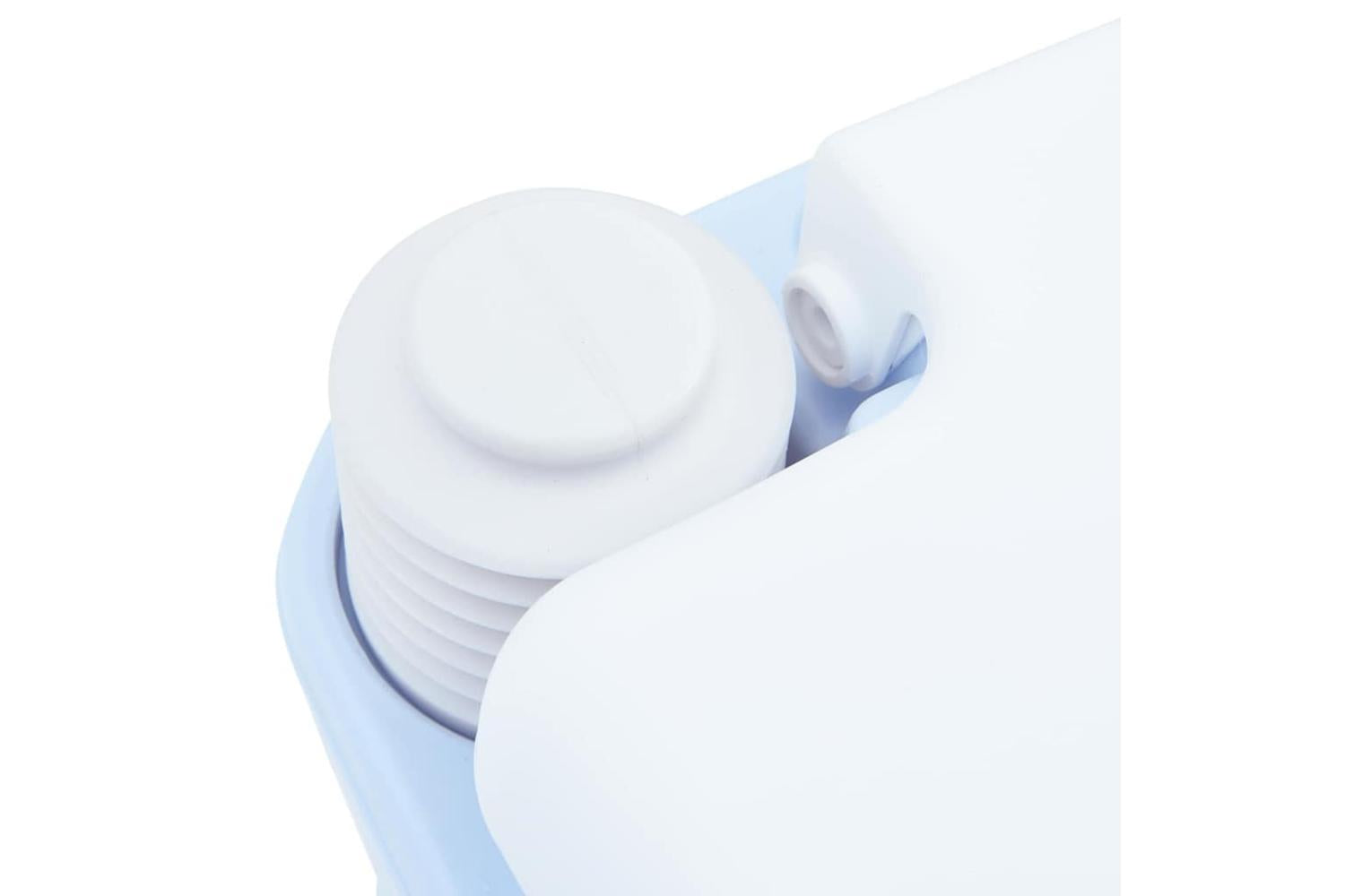 Vidaxl Camping Toilet Manual Light Blue And White 41.5 X 36.5 X 42 Cm-7