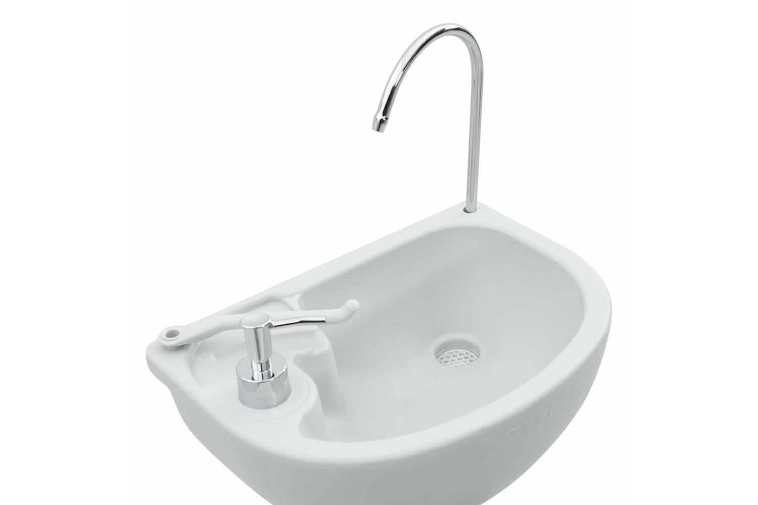 Vidaxl Camping Toilet Set 2 Pcs Grey 50.5 X 33 X 103 Cm-10