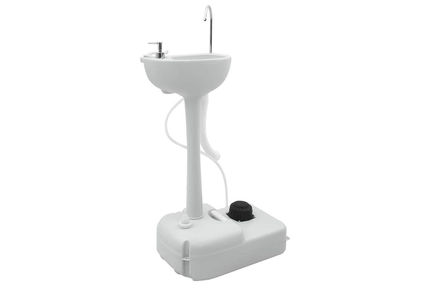 Vidaxl Camping Toilet Set 2 Pcs Blue And White-6