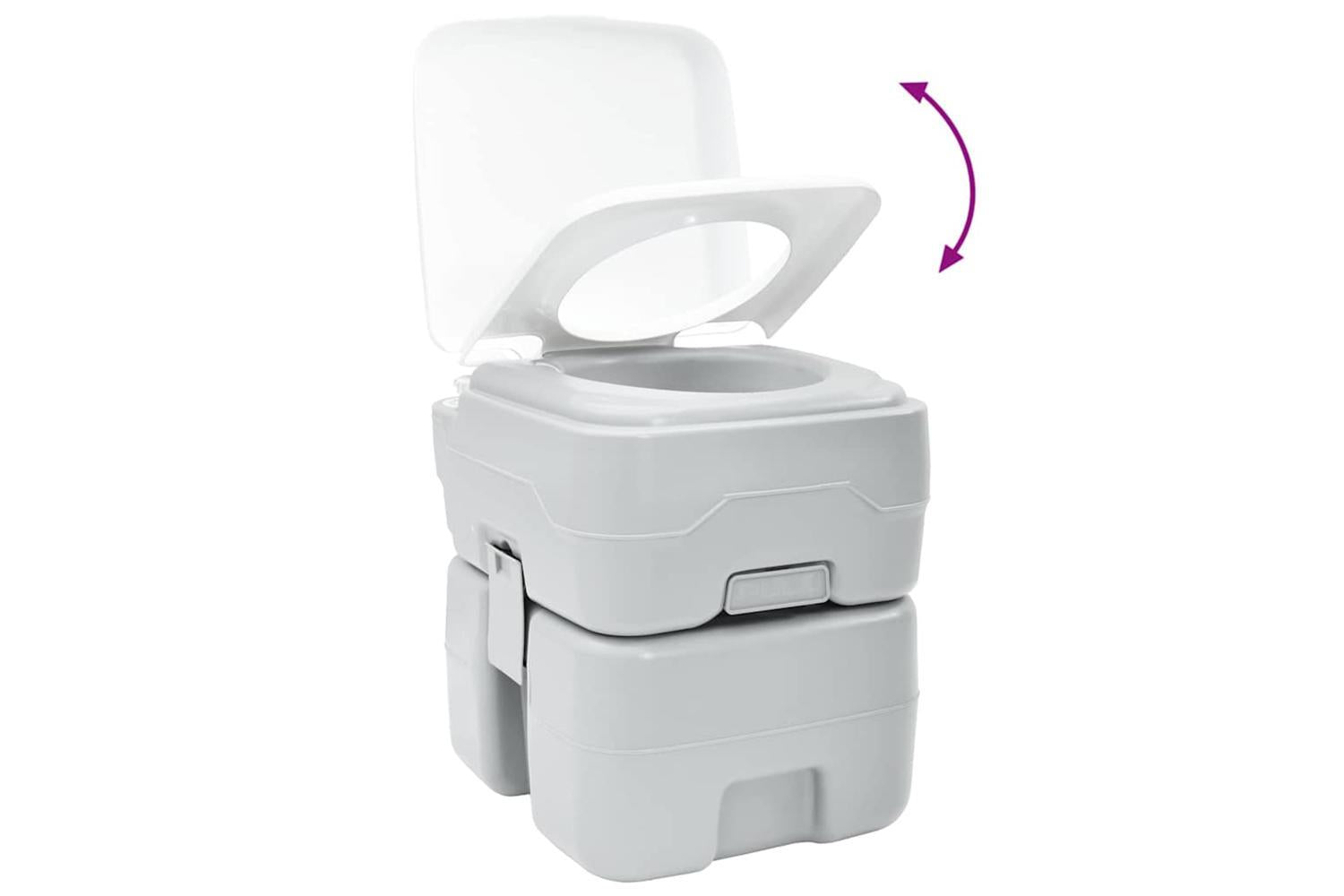 Vidaxl Camping Toilet Grey 41.5 X 36.5 X 42 Cm-9