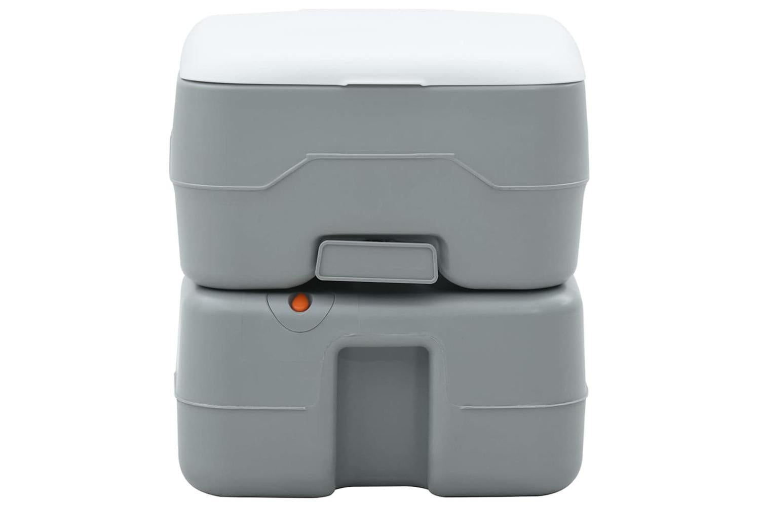 Vidaxl Camping Toilet Manual Grey And White 41.5 X 36.5 X 37.5 Cm-3