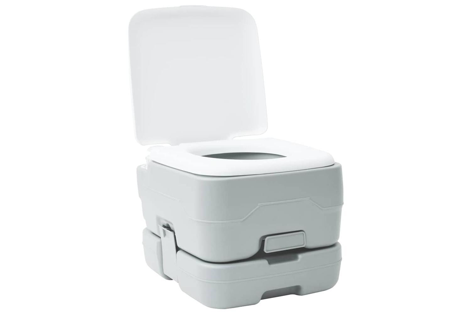 Vidaxl Camping Toilet Grey And White 41.5 X 36.5 X 30 Cm Polyethylene-2
