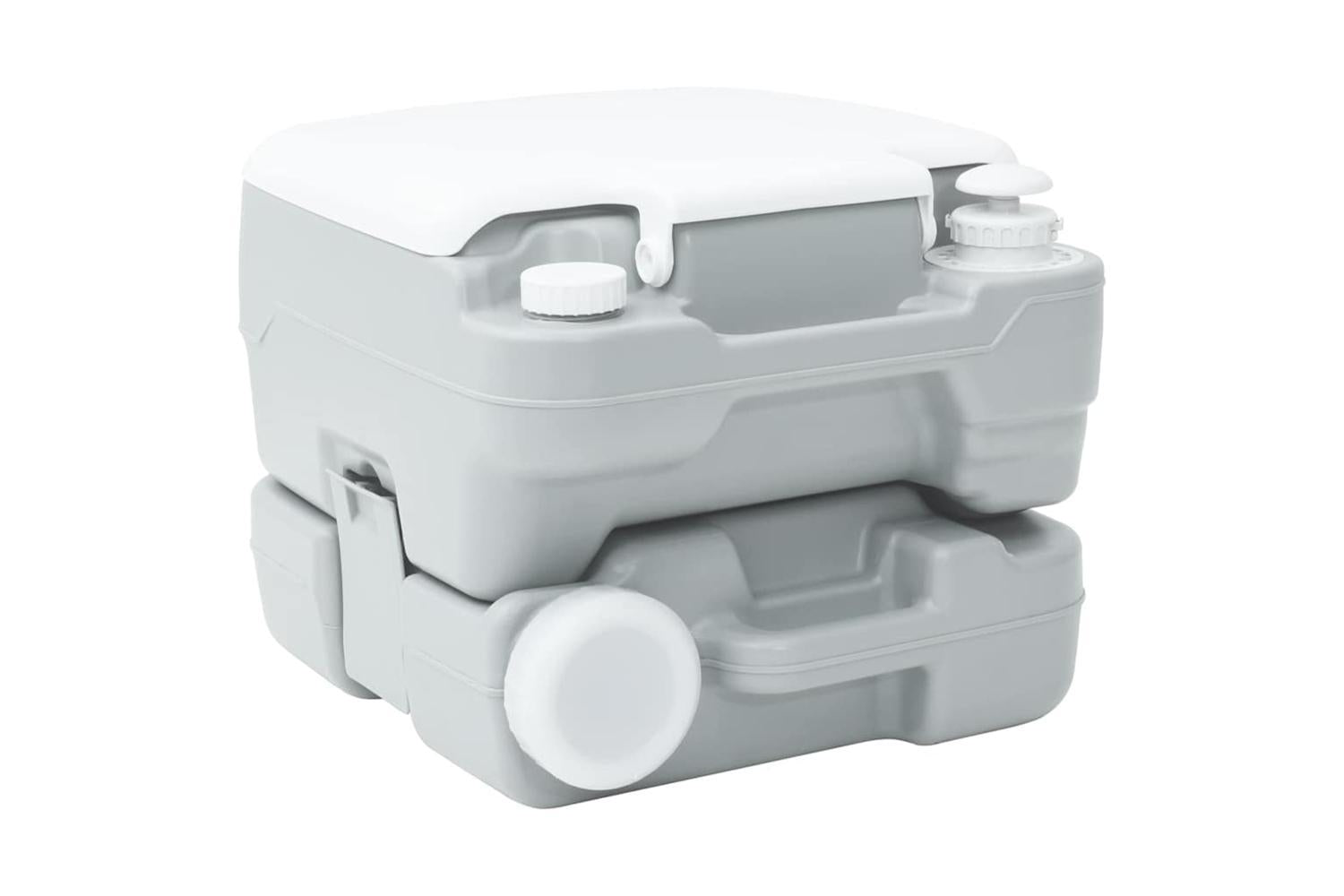 Vidaxl Camping Toilet Grey And White 41.5 X 36.5 X 30 Cm Polyethylene-5