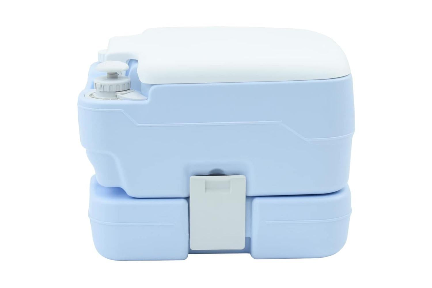 Vidaxl Camping Toilet Manual Light Blue And White 41.5 X 36.5 X 30 Cm-4