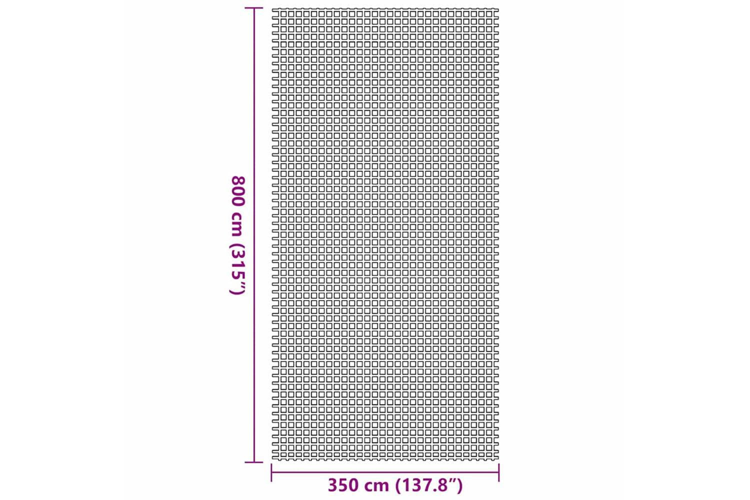 Vidaxl Tent Carpet Anthracite 800 X 350 Cm Polyester-7