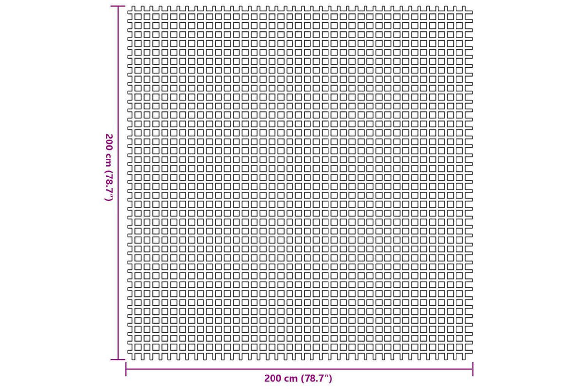 Vidaxl Tent Carpet Blue 200 X 200 Cm Polyester-7