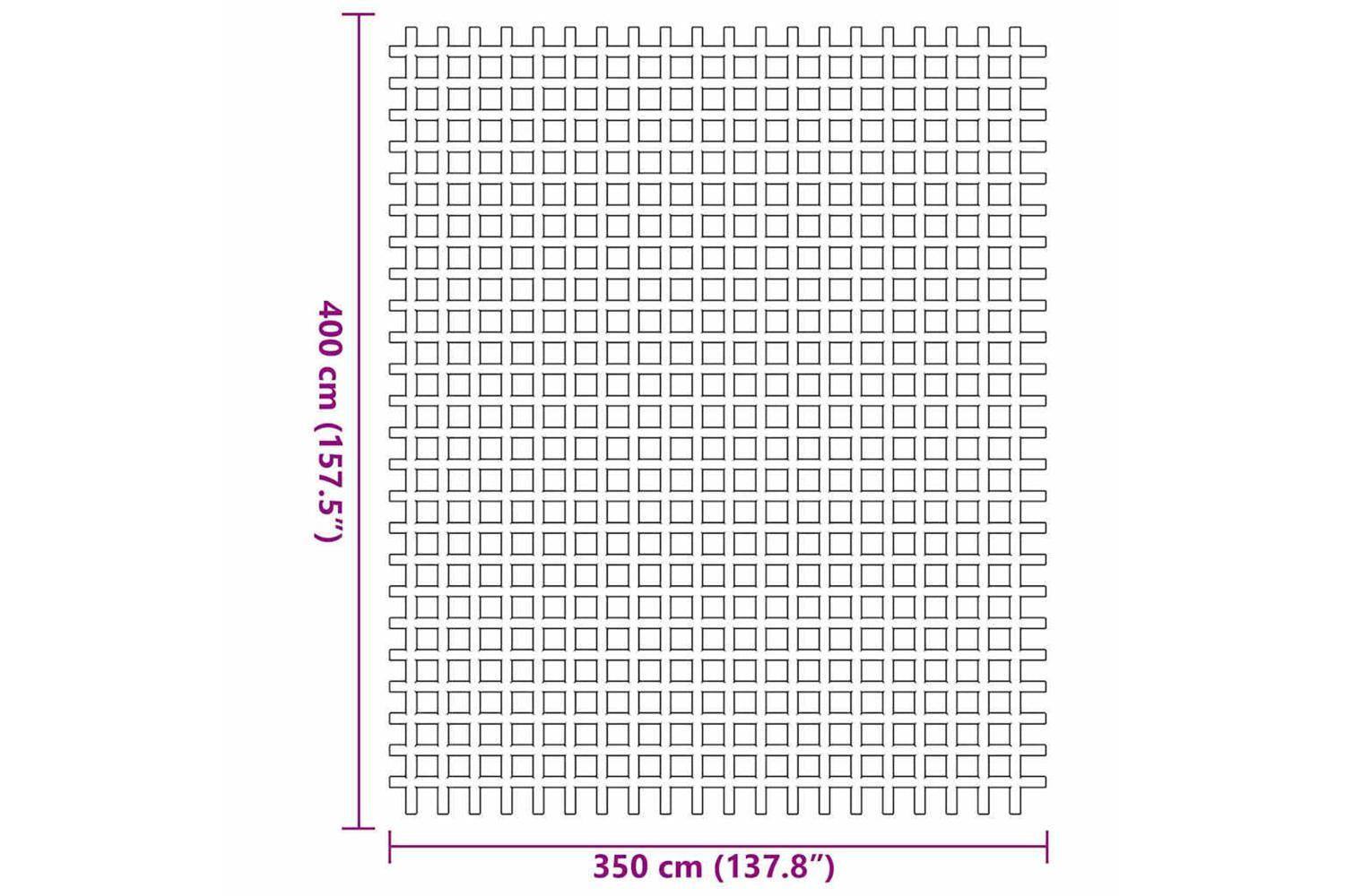 Vidaxl Tent Carpet Blue 400 X 350 Cm Polyester-7