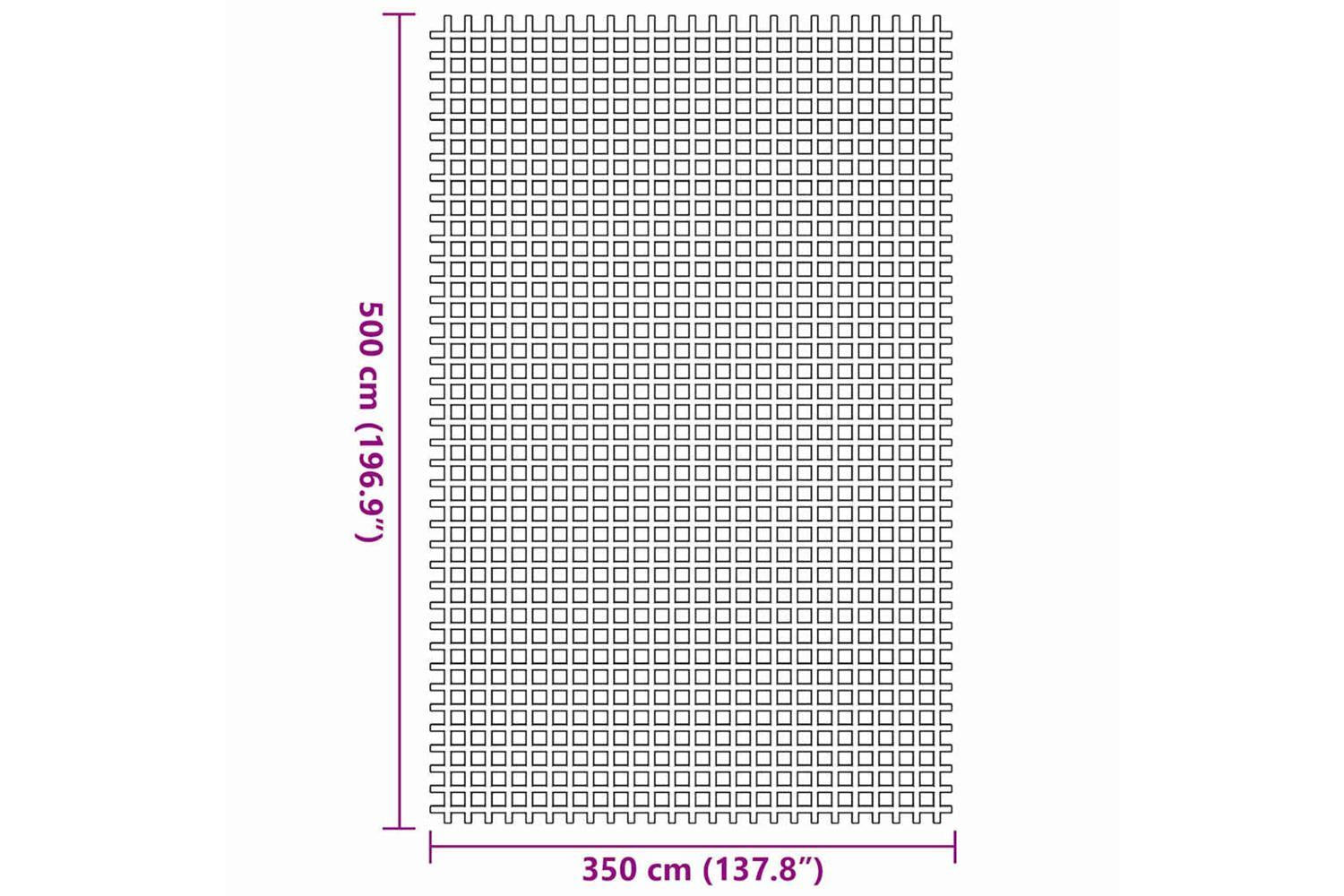 Vidaxl Tent Carpet Blue 500 X 350 Cm Polyester-7