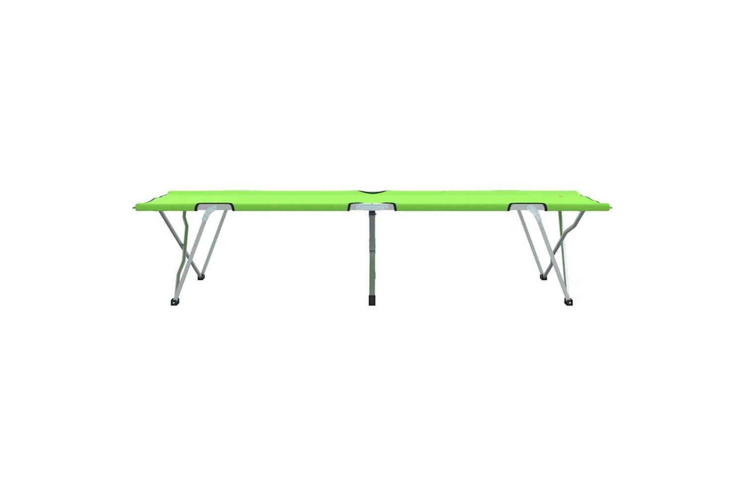 Vidaxl Folding Camping Bed Green 194 X 62.5 X 42.5 Cm Oxford And Steel-6
