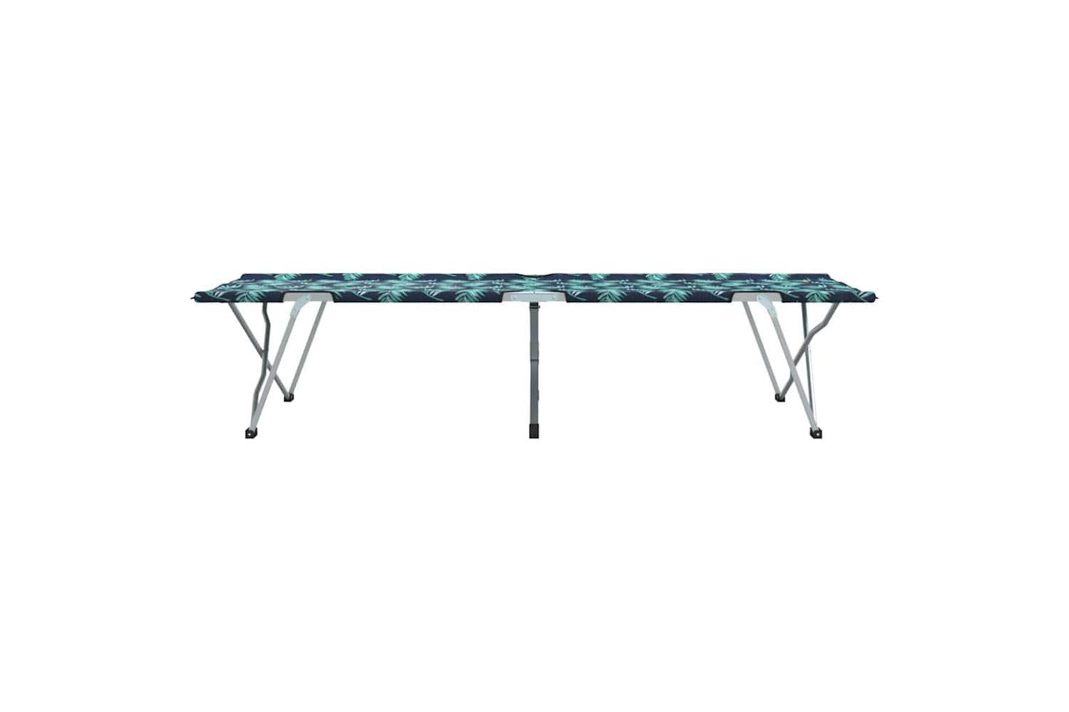 Vidaxl Folding Camping Bed Folding Leaf Forest 194 X 62.5 X 42.5 Cm-6