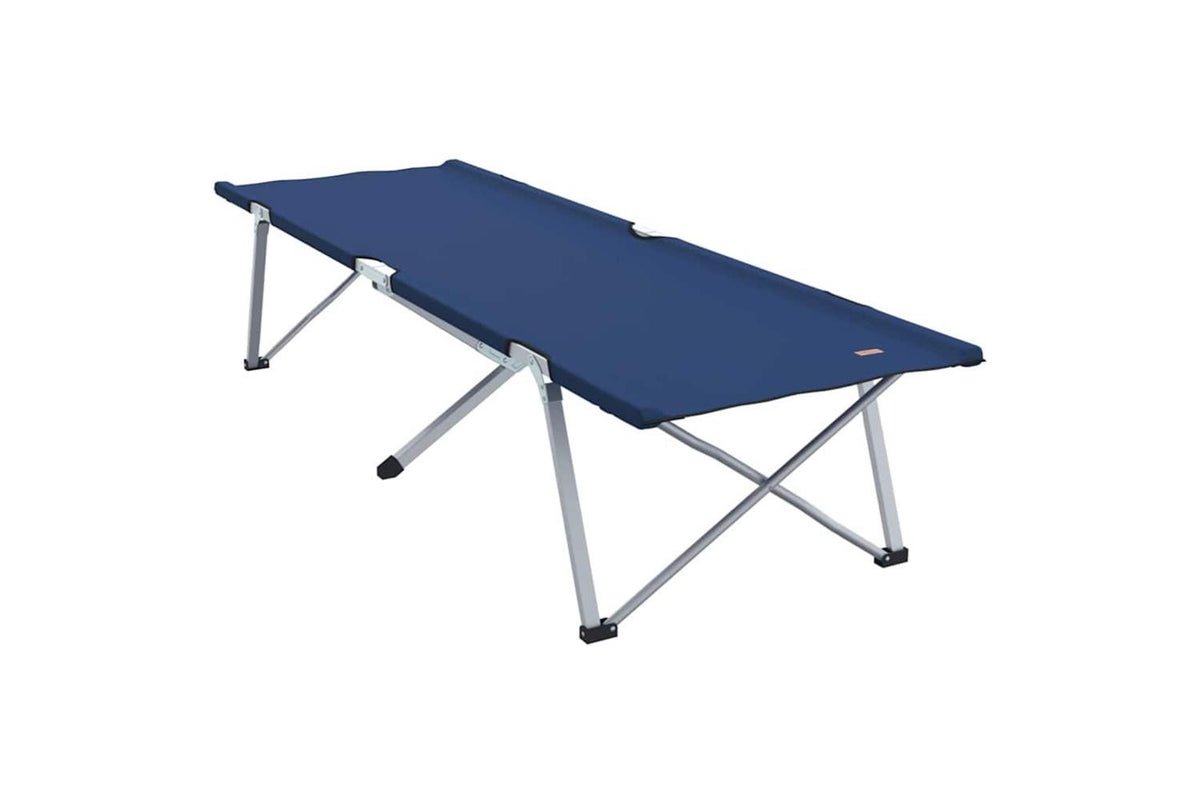 Vidaxl Folding Camping Bed Folding 2 Pcs Blue 194 X 62.5 X 42.5 Cm-4