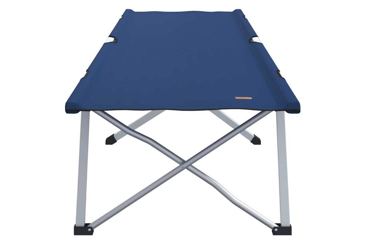 Vidaxl Folding Camping Bed Folding 2 Pcs Blue 194 X 62.5 X 42.5 Cm-5