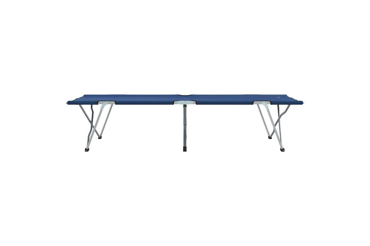 Vidaxl Folding Camping Bed Folding 2 Pcs Blue 194 X 62.5 X 42.5 Cm-7