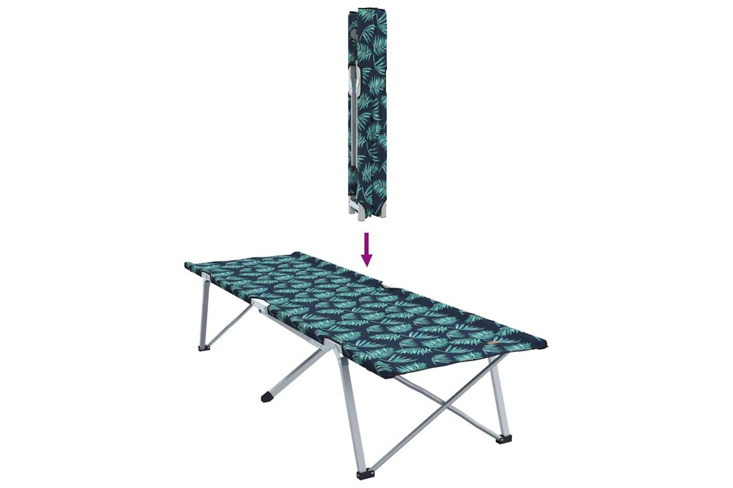 Vidaxl Folding Camping Bed Folding 2 Pcs Forest 194 X 62.5 X 42.5 Cm-10