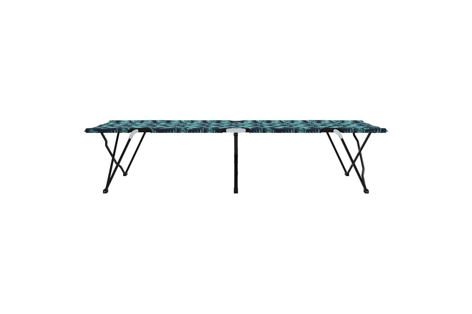 Vidaxl Folding Camping Bed Forest 206 X 76 X 74 Cm Oxford And Steel-6