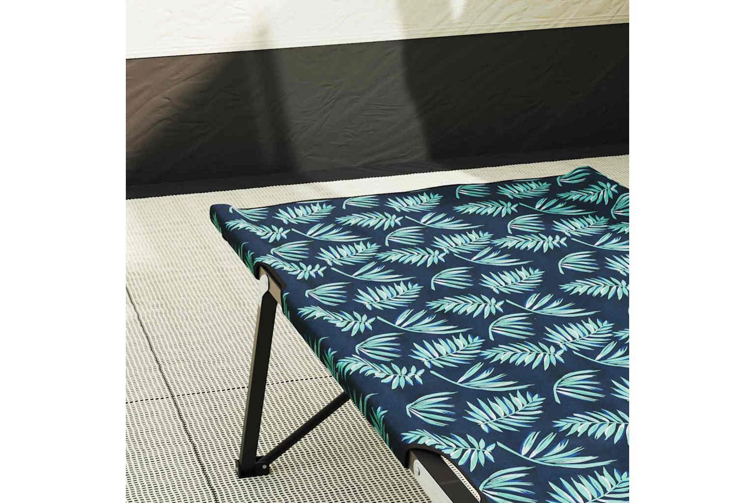 Vidaxl Folding Camping Bed Folding Leaf 2 Pcs Forest 206 X 76 X 74 Cm-3