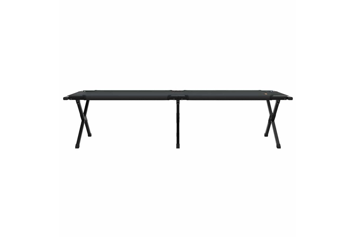 Vidaxl Folding Camping Bed Manual Black 193 X 69 X 45 Cm Oxford Fabric-6