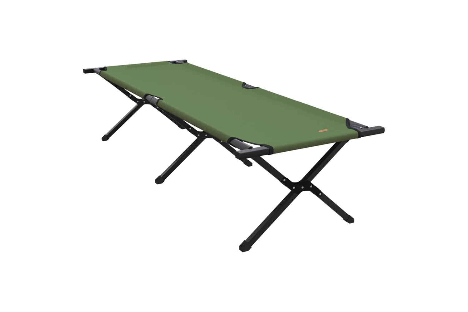 Vidaxl Folding Camping Bed Manual Green 193 X 69 X 45 Cm Oxford Fabric-2
