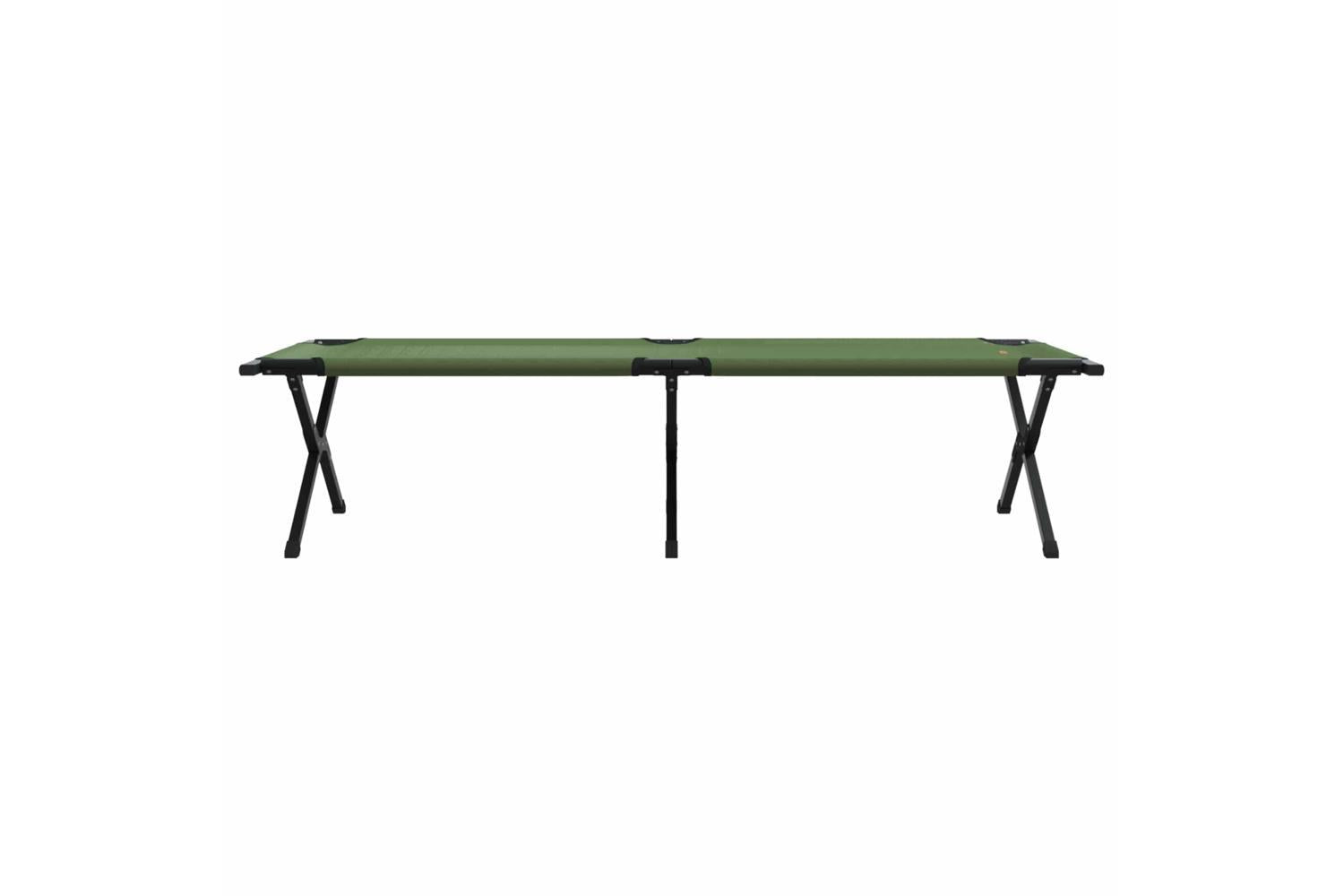 Vidaxl Folding Camping Bed Manual Green 193 X 69 X 45 Cm Oxford Fabric-4