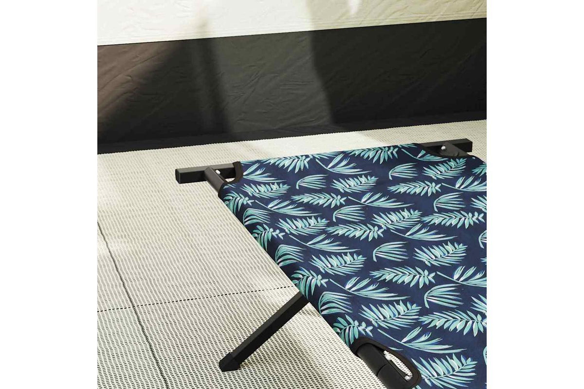 Vidaxl Folding Camping Bed Leaf Forest 193 X 69 X 45 Cm Oxford Fabric-3