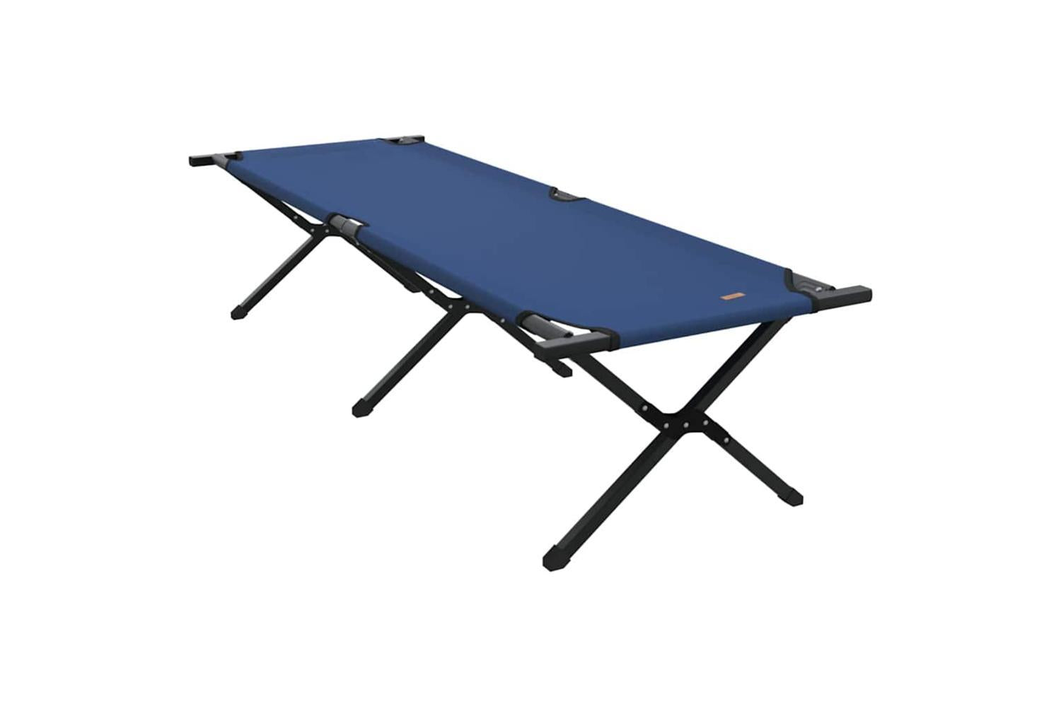 Vidaxl Folding Camping Bed 2 Pcs Blue 193 X 69 X 45 Cm Oxford Fabric-4