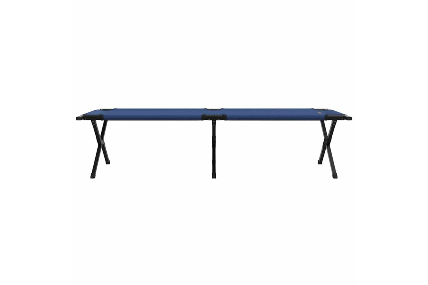 Vidaxl Folding Camping Bed 2 Pcs Blue 193 X 69 X 45 Cm Oxford Fabric-8