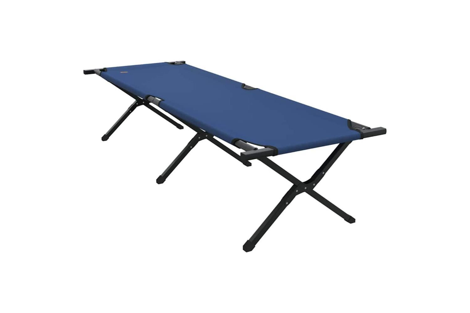 Vidaxl Folding Camping Bed 2 Pcs Blue 193 X 69 X 45 Cm Oxford Fabric-9