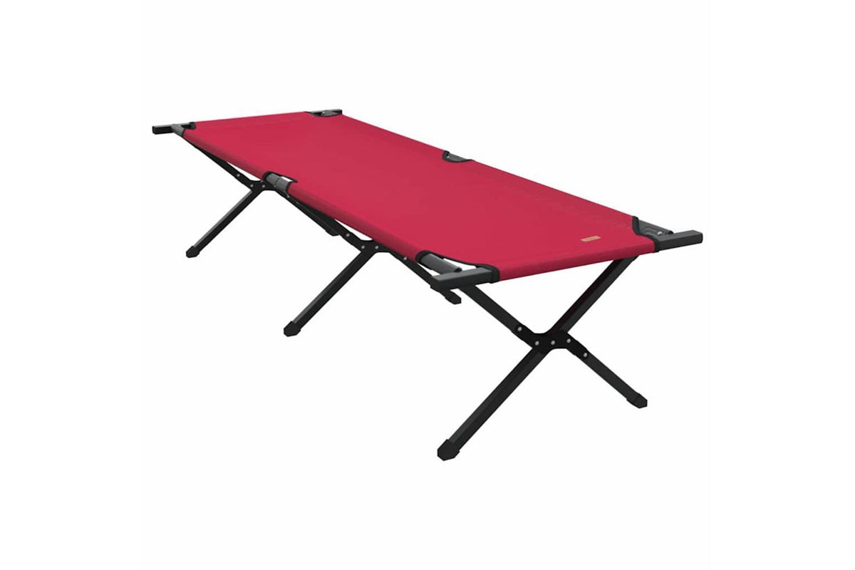 Vidaxl Folding Camping Bed 2 Pcs Red 193 X 69 X 45 Cm Oxford Fabric-4