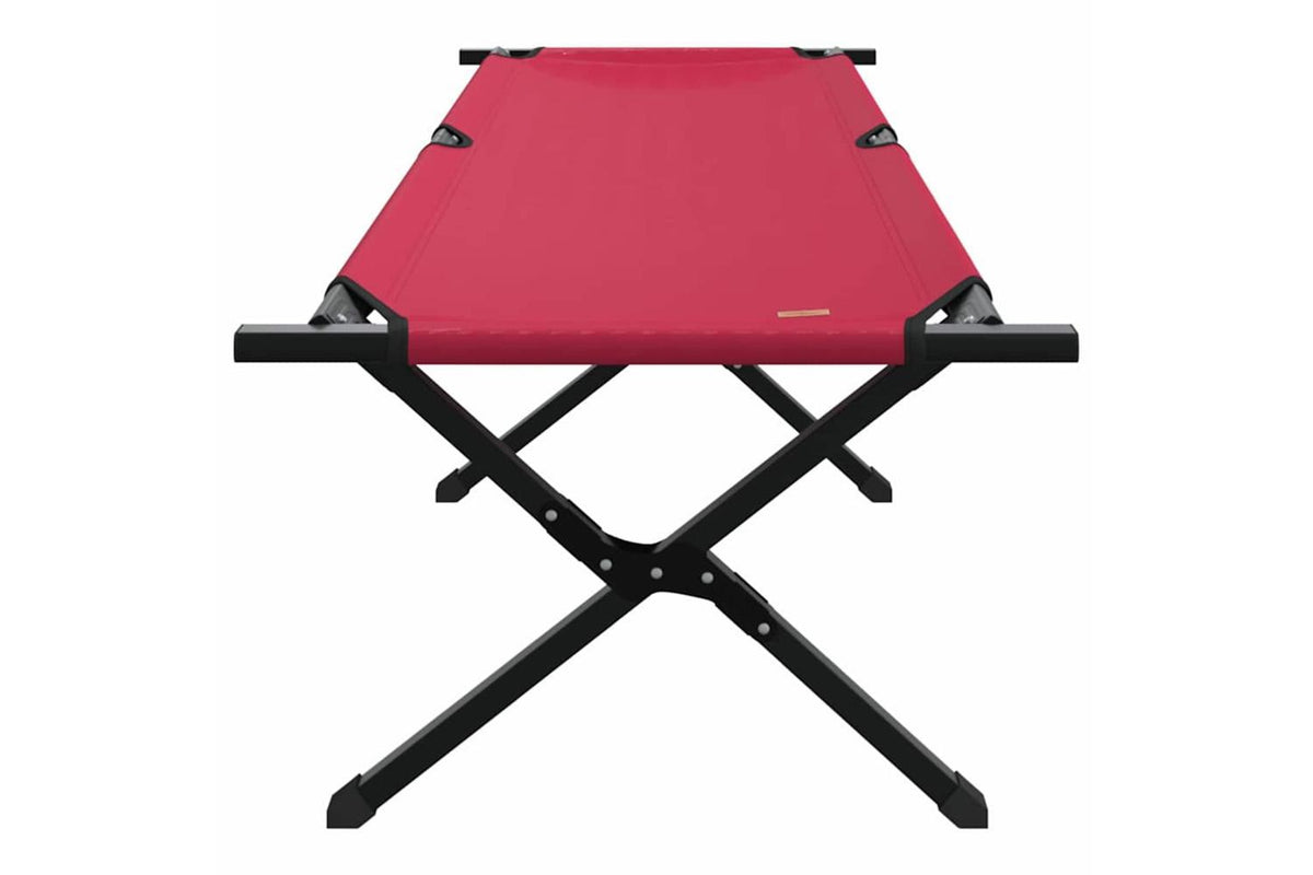Vidaxl Folding Camping Bed 2 Pcs Red 193 X 69 X 45 Cm Oxford Fabric-5