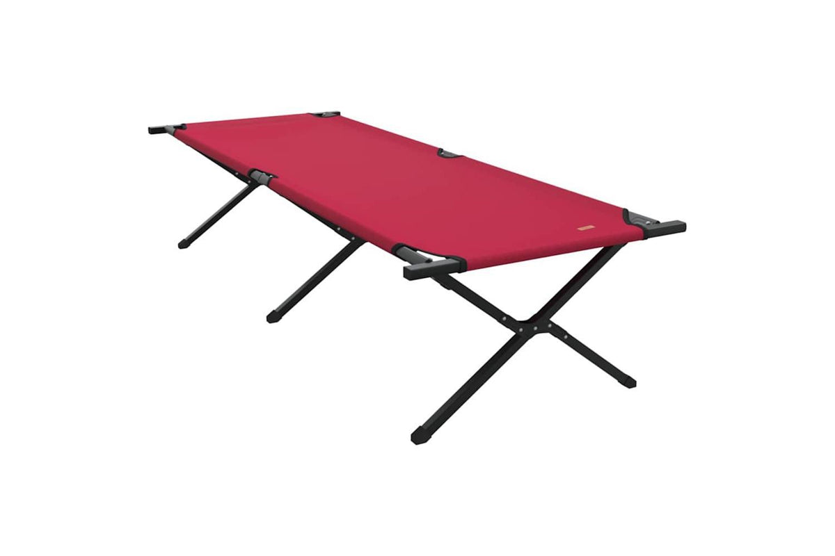 Vidaxl Folding Camping Bed 2 Pcs Red 210 X 80 X 46 Cm Oxford Fabric-4