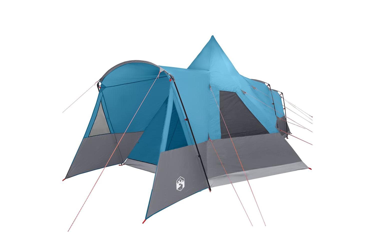 Vidaxl Teepee Tent With Roof With Storage Blue 720 X 465 X 295 Cm-4
