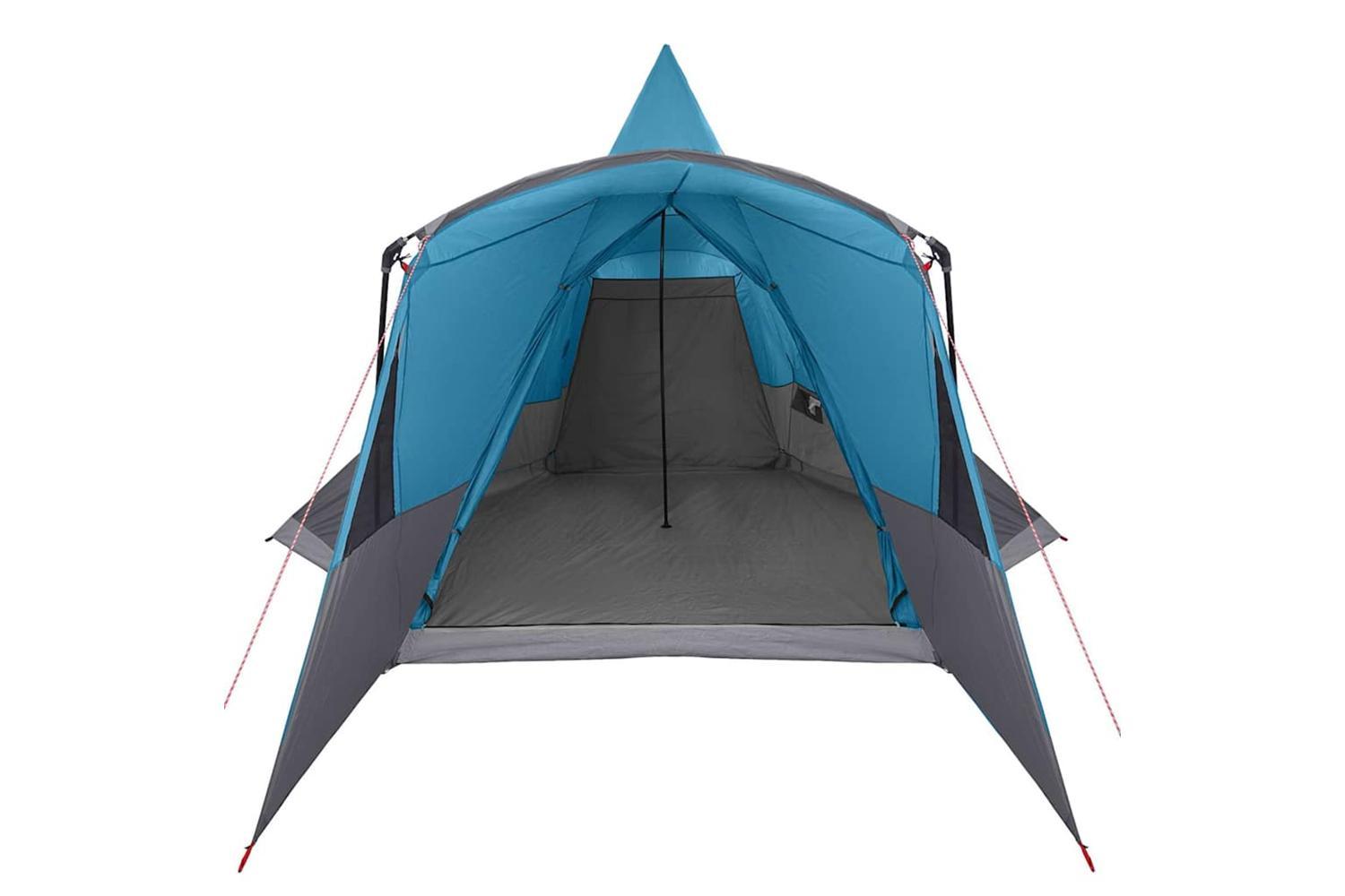 Vidaxl Teepee Tent With Roof With Storage Blue 720 X 465 X 295 Cm-5
