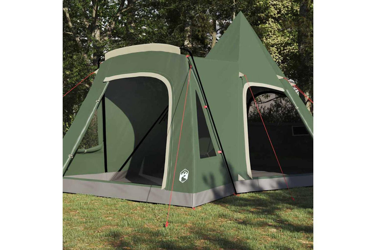 Vidaxl Teepee Tent With Roof With Storage Green 545 X 450 X 295 Cm-3