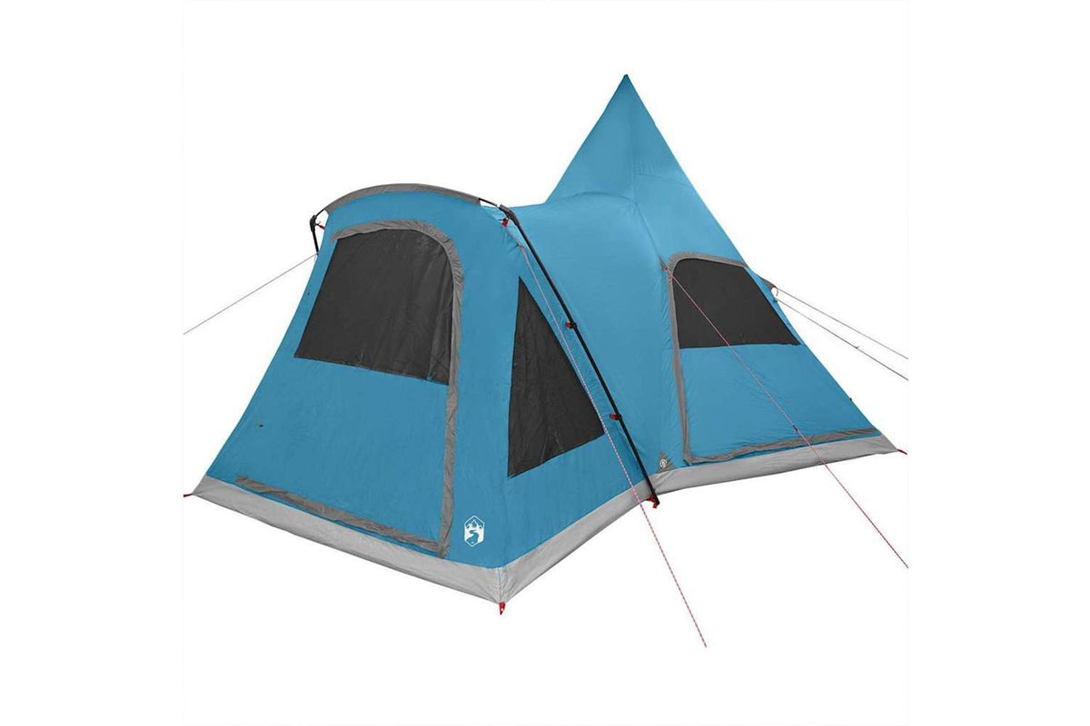 Vidaxl Teepee Tent With Roof With Storage Blue 545 X 450 X 295 Cm-4