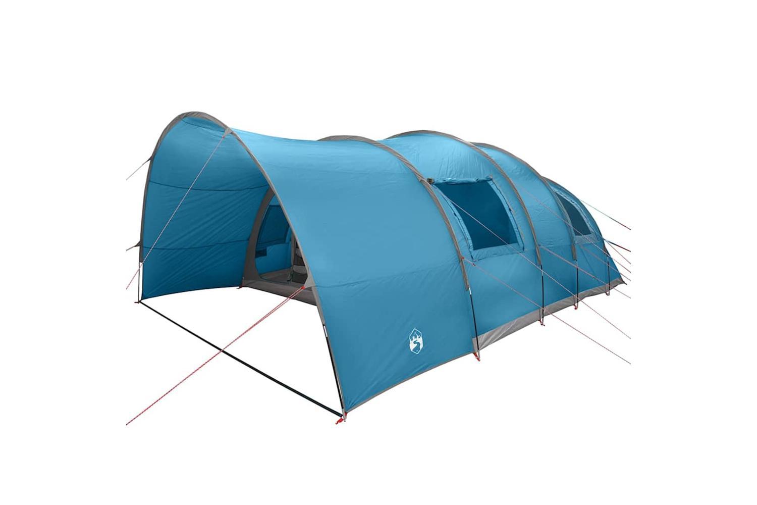 Vidaxl Tunnel Tent With Roof With Storage Blue 710 X 460 X 245 Cm
