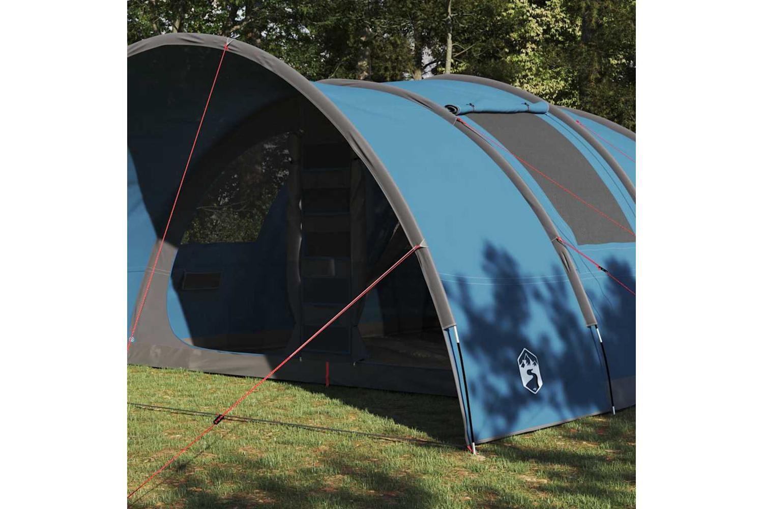 Vidaxl Tunnel Tent With Roof With Storage Blue 710 X 460 X 245 Cm-3